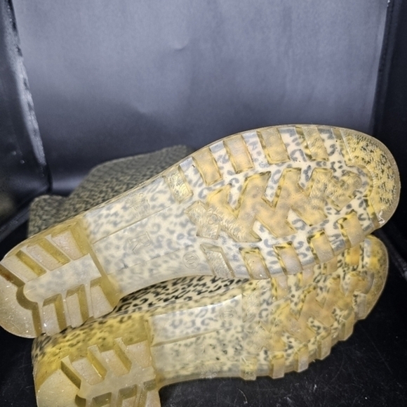 Women's waterproof‎ rain/gardening leopard print boots sz.10 by Rampage - Picture 9 of 12